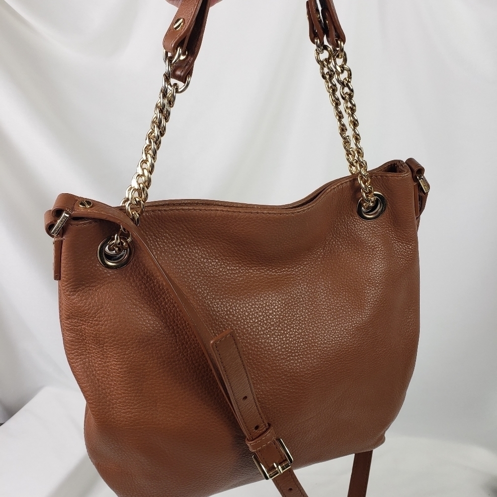 Michael Kors Leather Chain Strap Crossbody